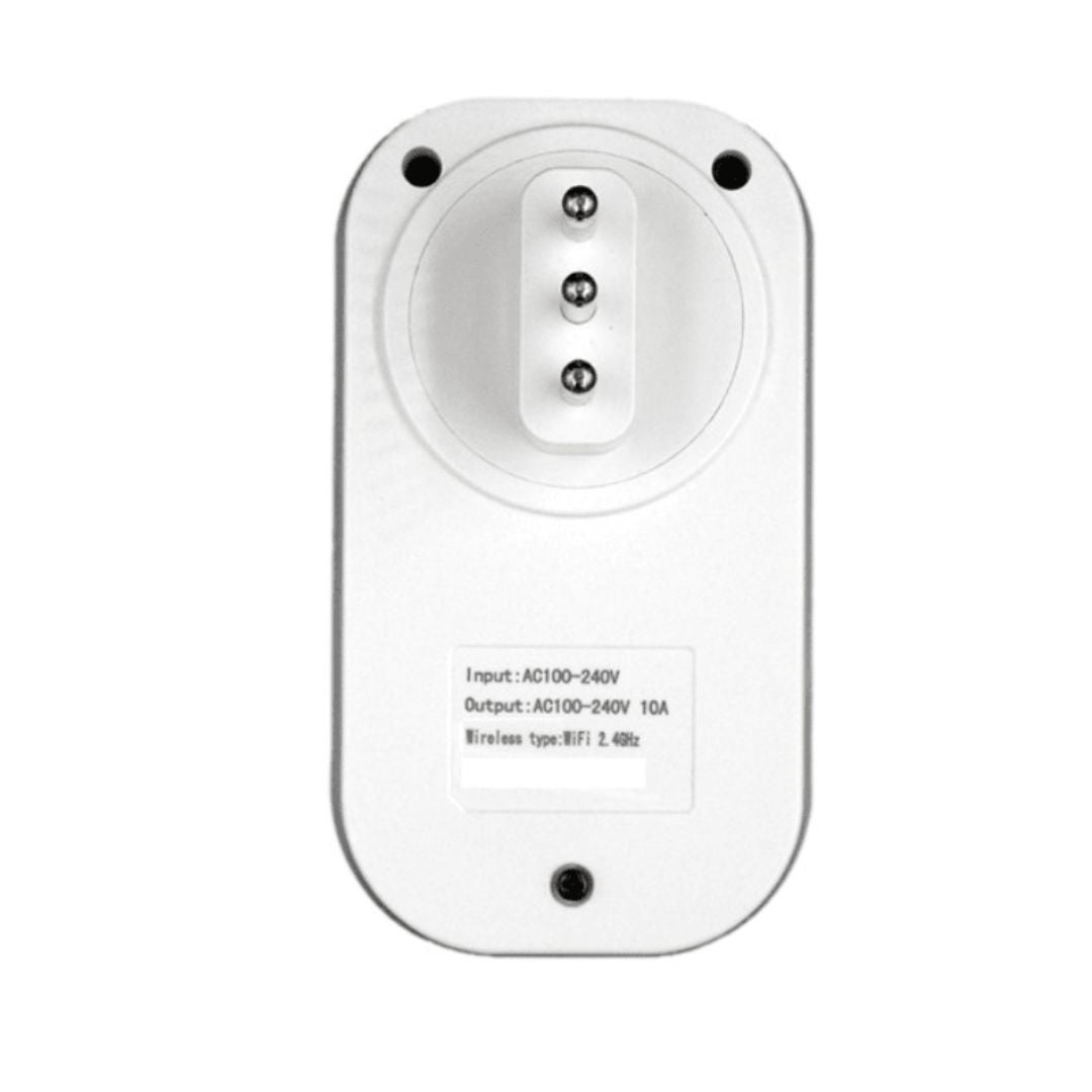 Enchufe y medidor de consumo wifi inteligente 16A compatible con Google Home y Alexa