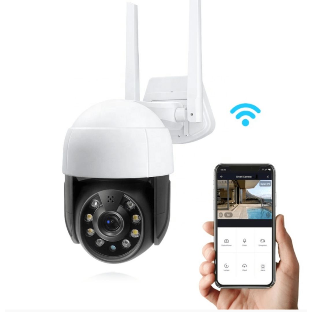 Cámara PTZ 3MP 355° HD exterior IP66