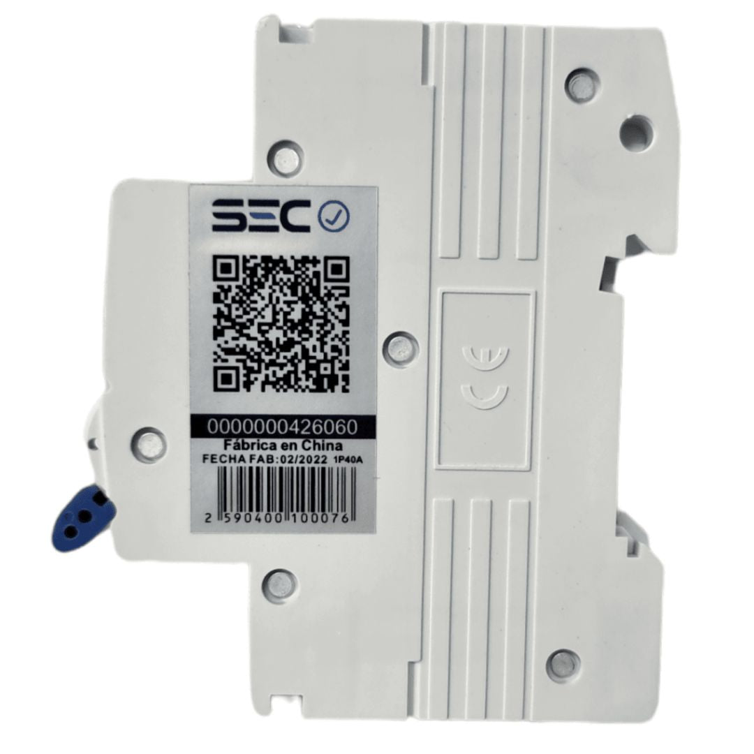 Automático monofásico 1x40A 6KA cuva c stanford certificado