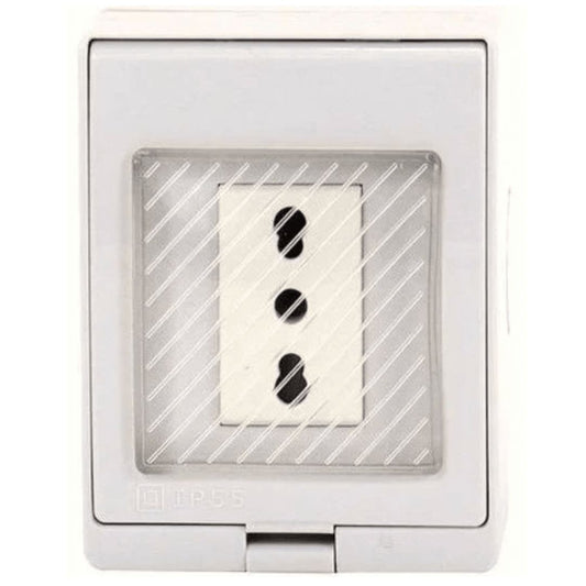 Hidrobox con enchufe simple 10/16A certificado