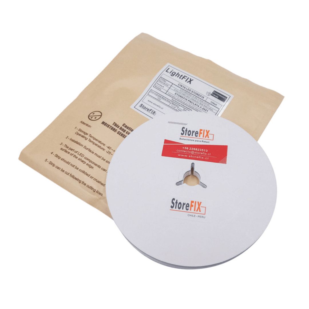 Cinta led 4.8w 12V SMD 60L luz neutra