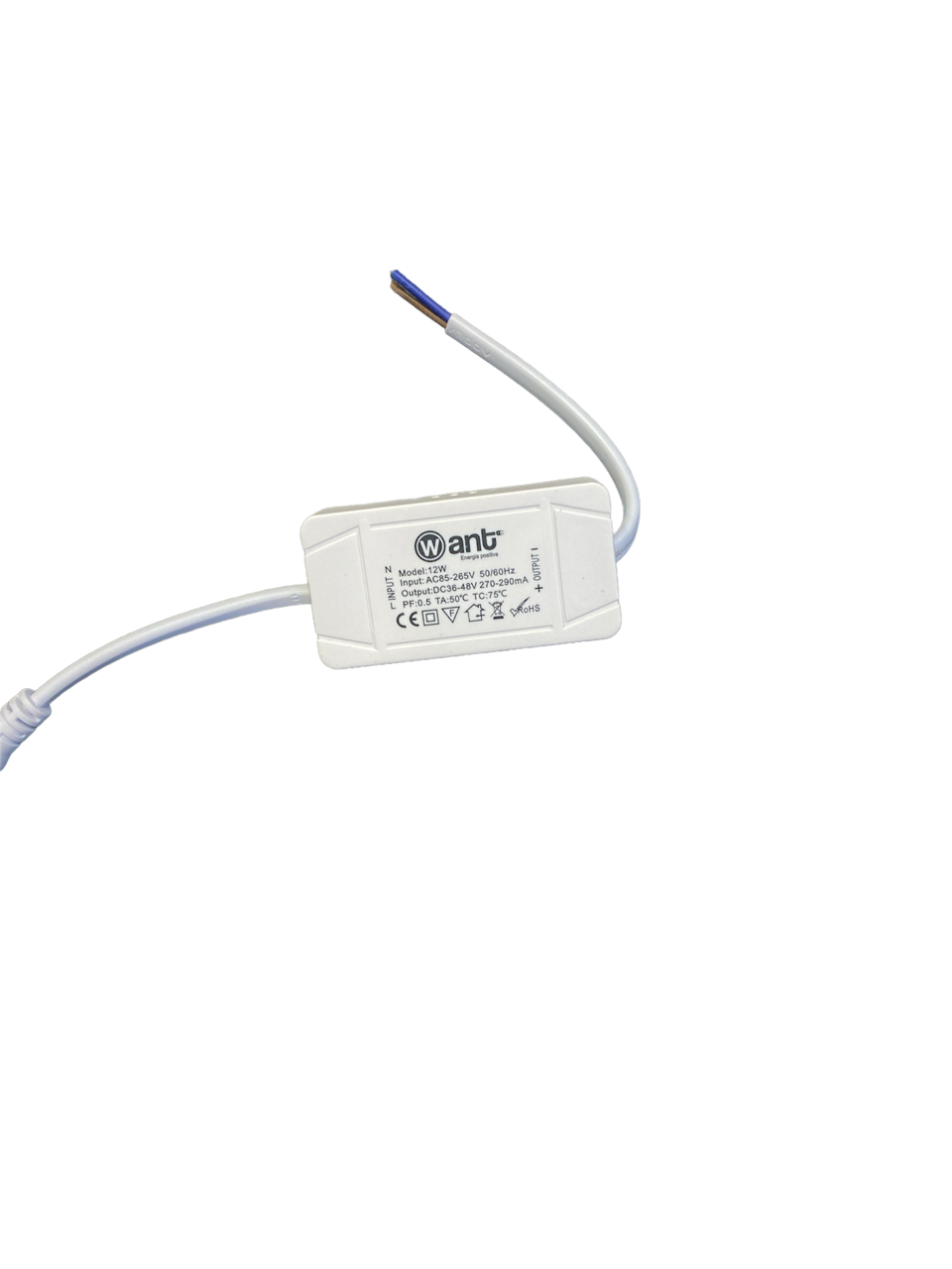 Foco embutido redondo 12W luz fría