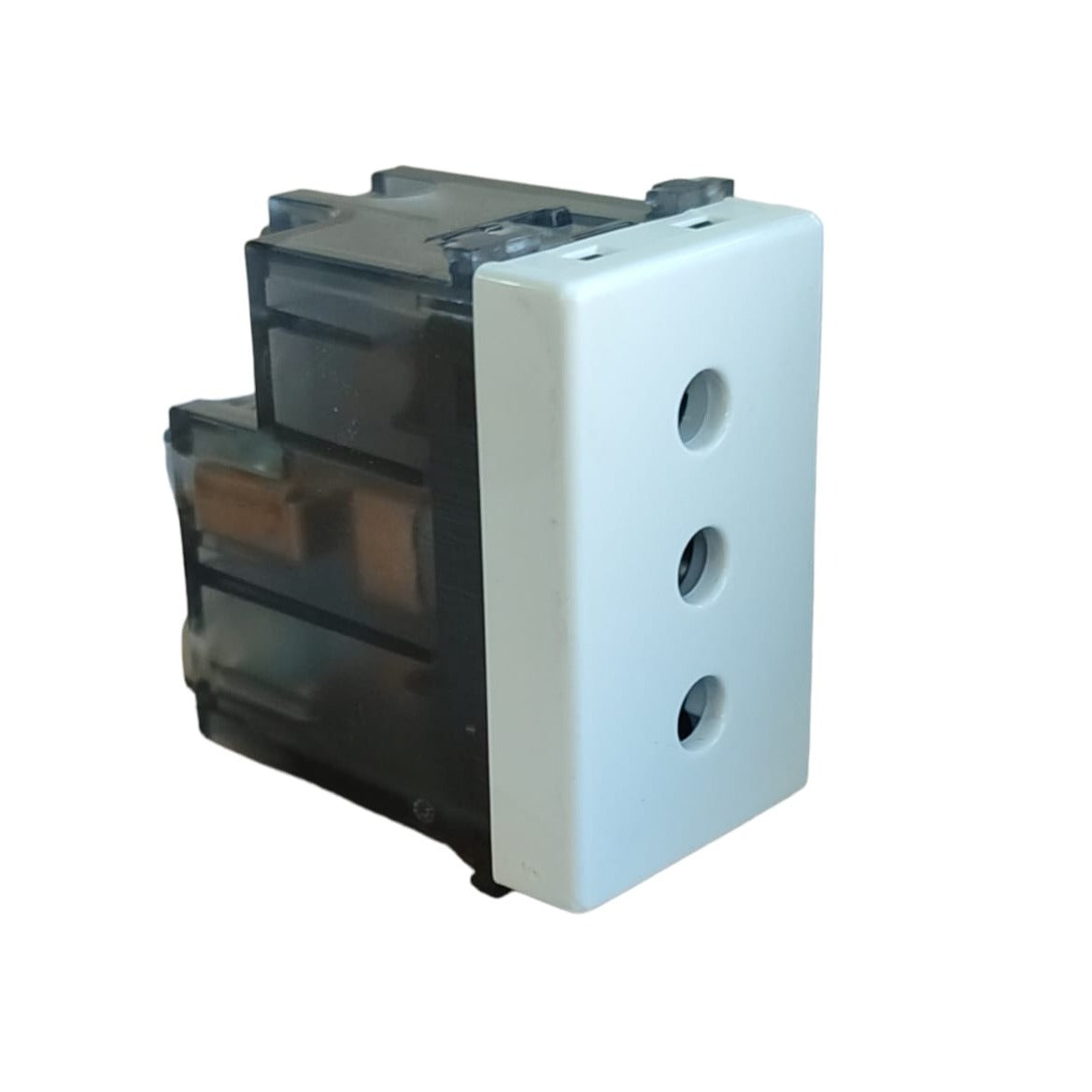 Módulo enchufe blanco 10A certificado