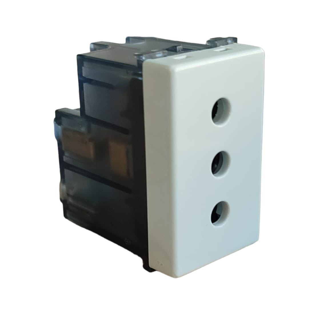 Módulo enchufe champagne 10A certificado