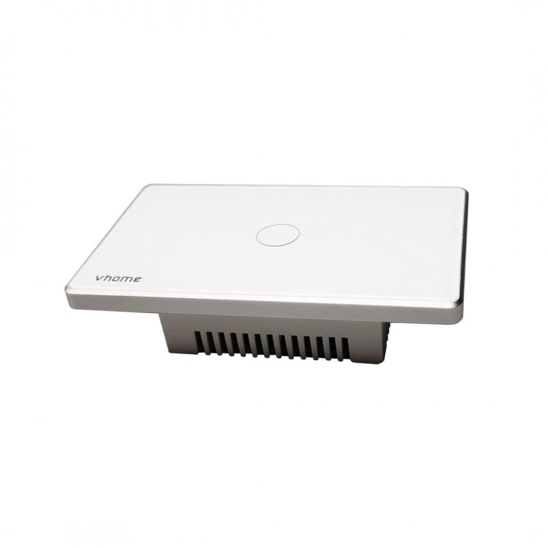 Interruptor Wifi RF vector design SN sin neutro touch 1 canal compatible con Google Home y Alexa