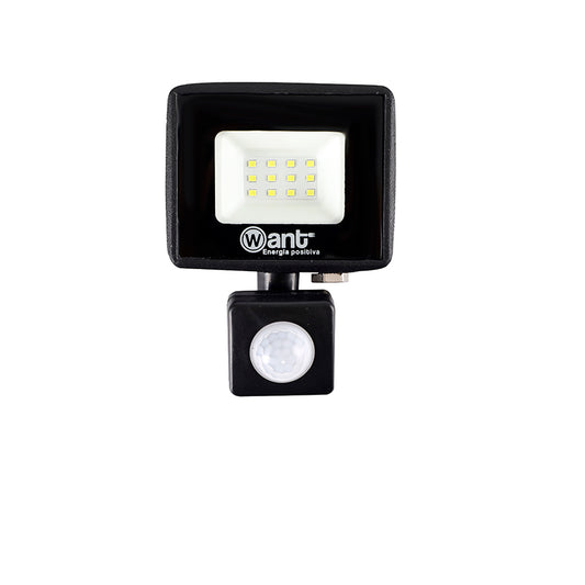 Proyector de área thin light con sensor 10w luz fría