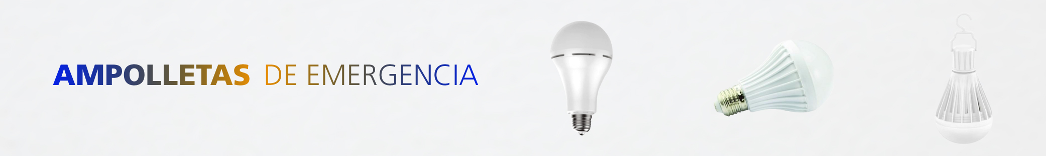 Ampolletas de emergencia