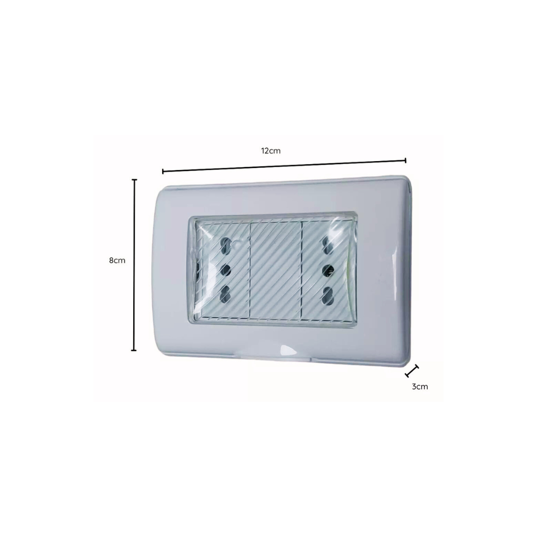 Hidrobox embutido con enchufe doble 10/16A certificado