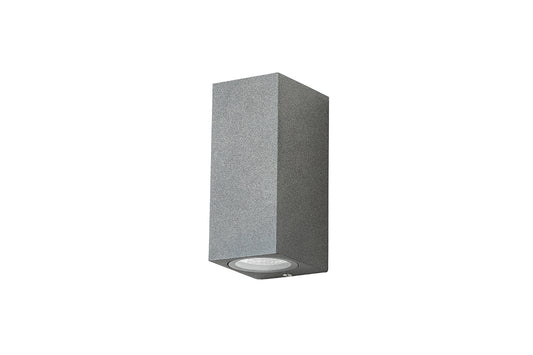 Aplique gris 2*3w luz cálida