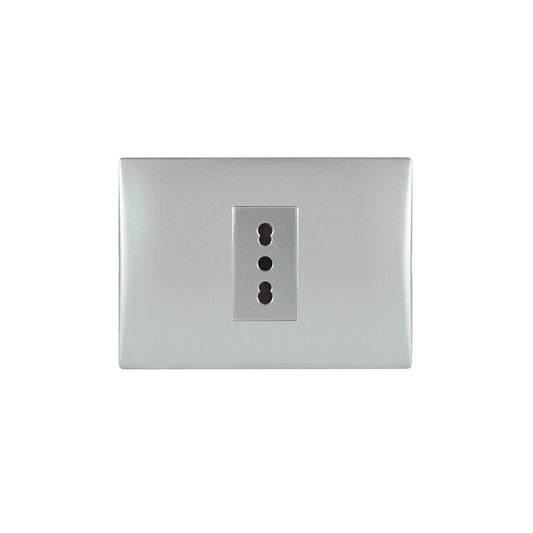 Enchufes andes simple 10/16A silver certificado