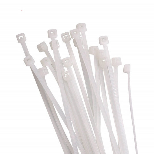 Amarras plásticas 4.8*20CM 100u blancas