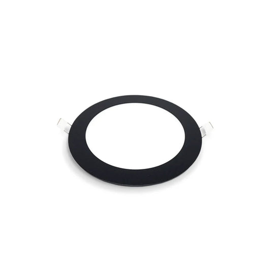 Foco embutido redondo negro 12w luz neutra
