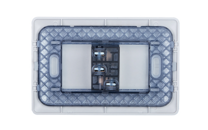 Enchufe simple bipaso 10/16A  champagne certificado