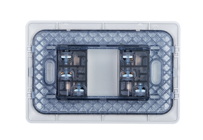 Enchufe doble 16A bipaso champagne certificado