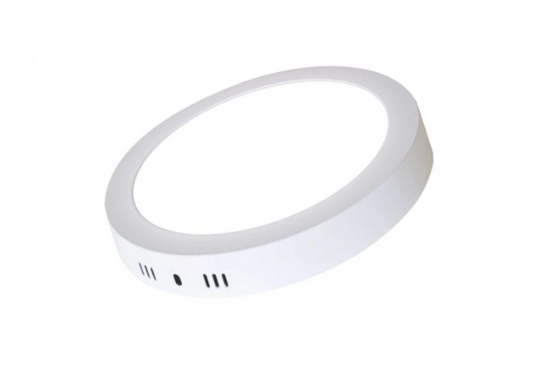 Foco sobrepuesto redondo 24w luz neutra