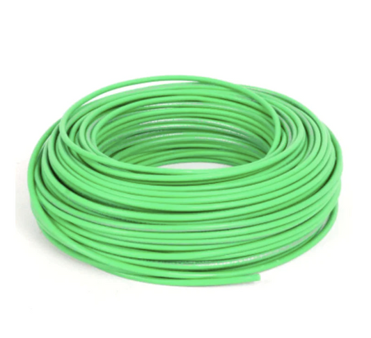 Cable L/ halógenos 6.0MM verde sec 100Mt