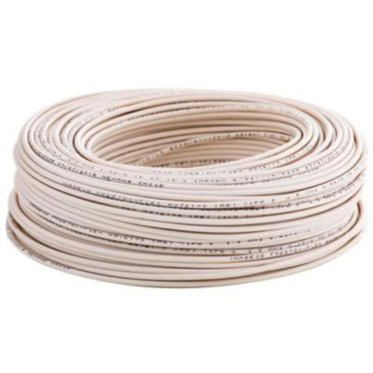 Cable L/ halógenos 6.0MM blanco sec 100Mt