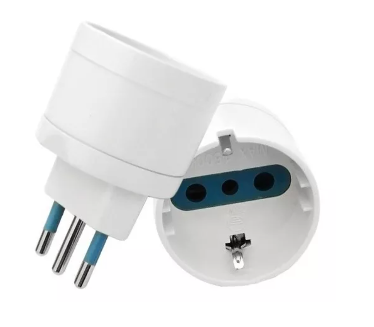 Enchufe adaptador schuko 10A certificado