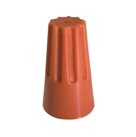 Conector cónico 20-16AWG 0.5MM-1.5MM naranjo 100 unidades