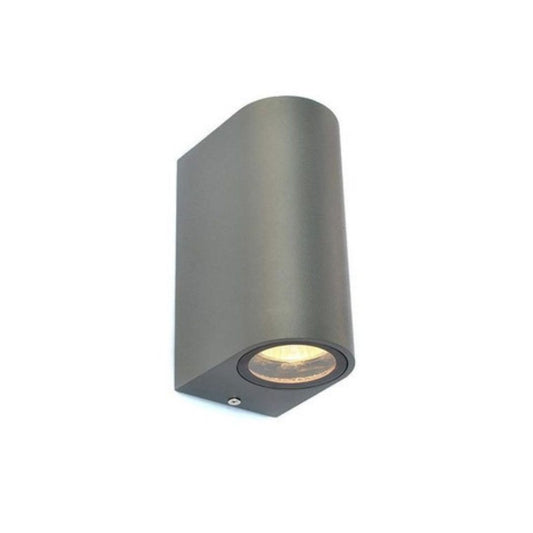 Aplique led gris 2*3w luz cálida