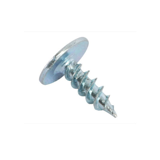 Tornillos zinc 1/2 pulgada cabeza de lenteja punta fina 100U