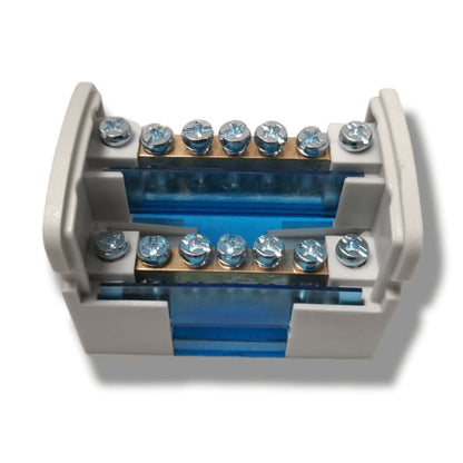 Barra repartidora bipolar 7 polos 125A
