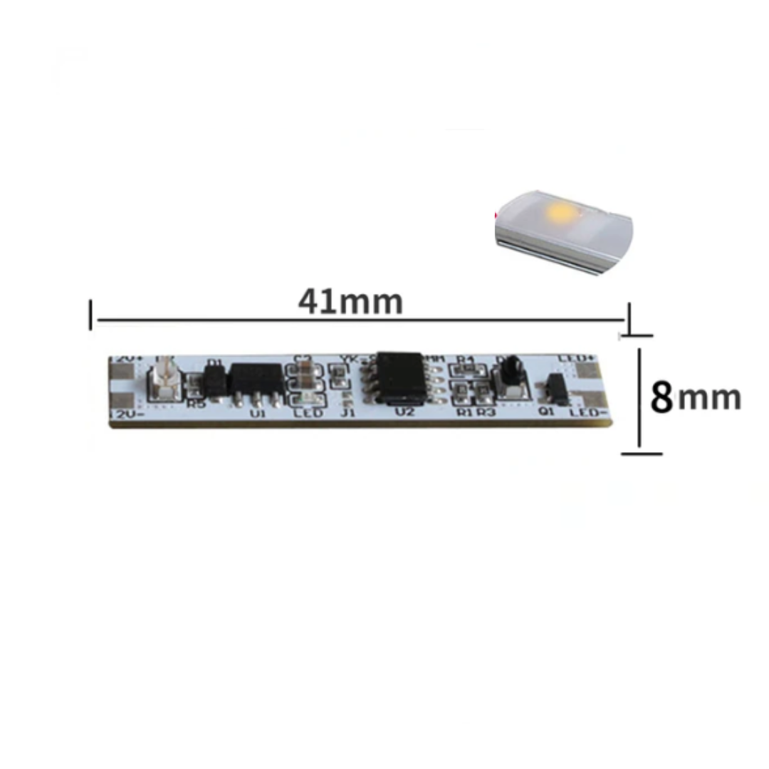 Interruptor de proximidad infrarrojo  y dimerizable para cintas led 12V - 24V