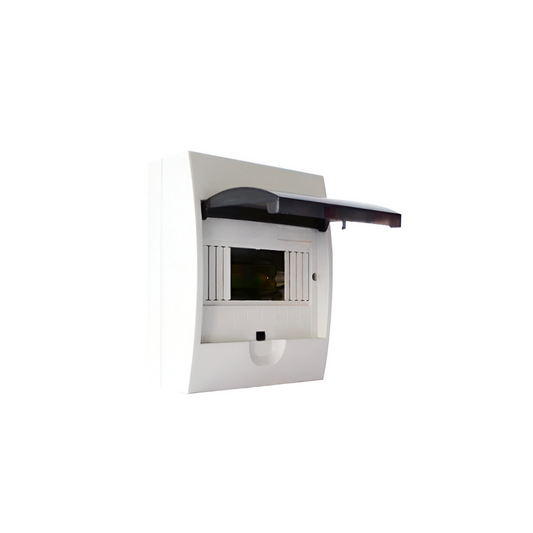 Tablero embutido PVC 12 polos tapa color humo