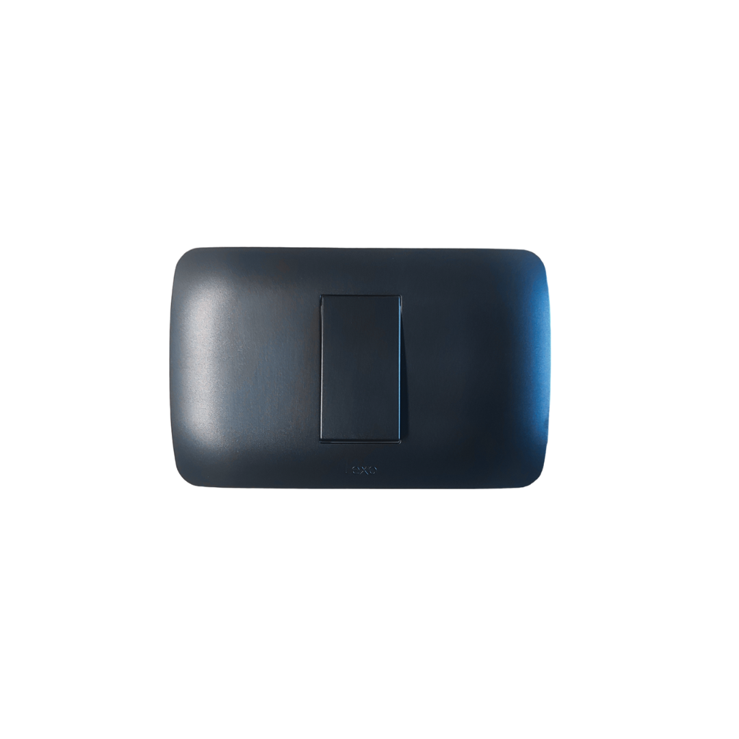 Interruptor simple 9/12 10A color grafito certificado