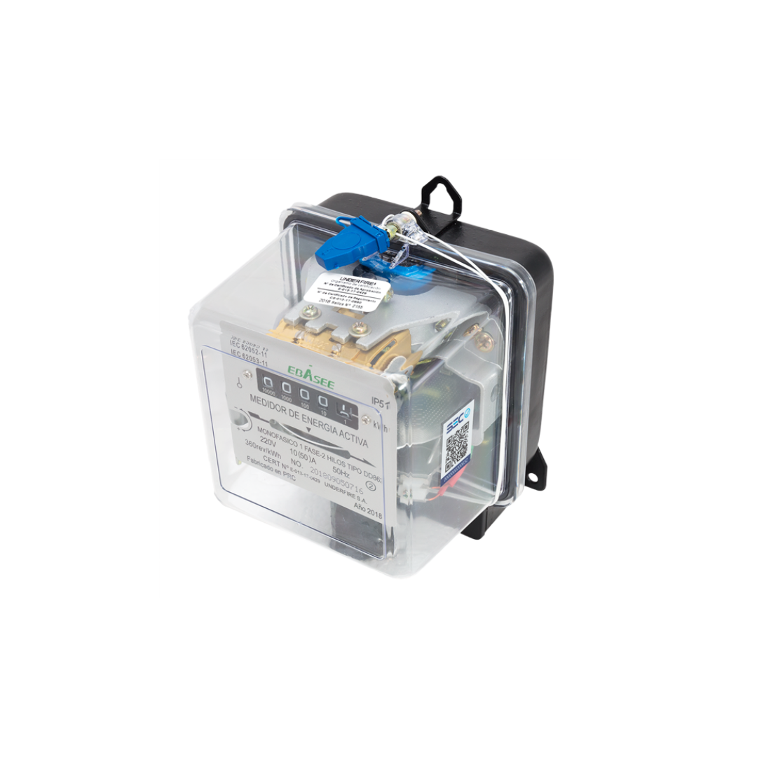 Medidor magnetico monofásico certificado 10(50)A