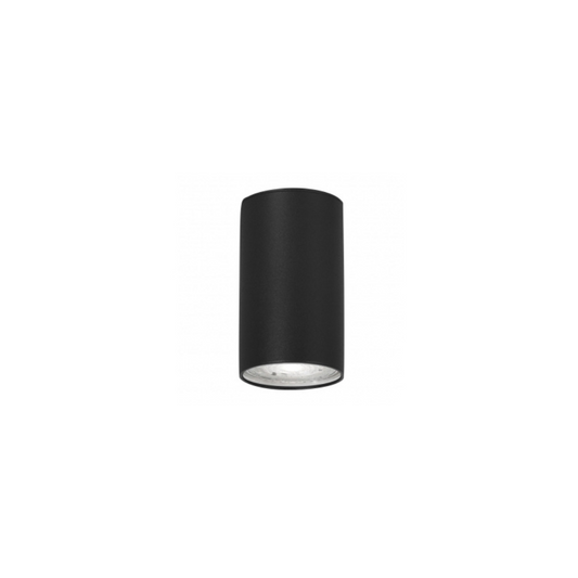 Foco cilindro negro Ø55*100 1XGU10