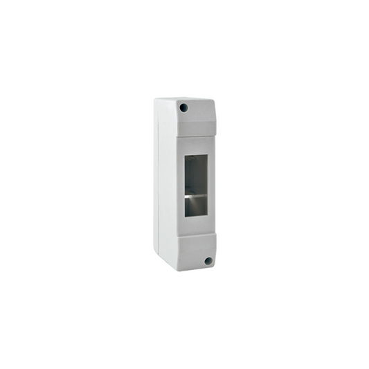 Calota sobrepuesta de PVC IP30 blanca 1 polo