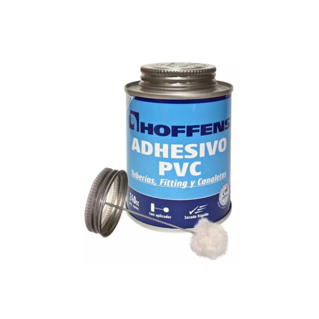 Adhesivo PVC Hoffens lata 240CC - DistritoEléctrico – DistritoEléctrico