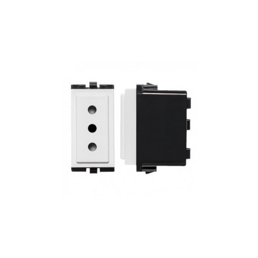 Módulo enchufe 10A 2P+T S17 blanco