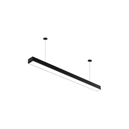 Lineal led negro 1.2M 24W luz fría