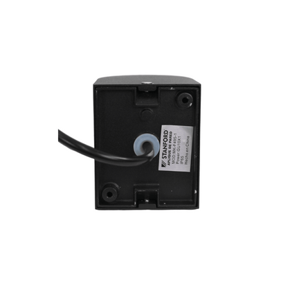 Aplique semicircular GU10 negro