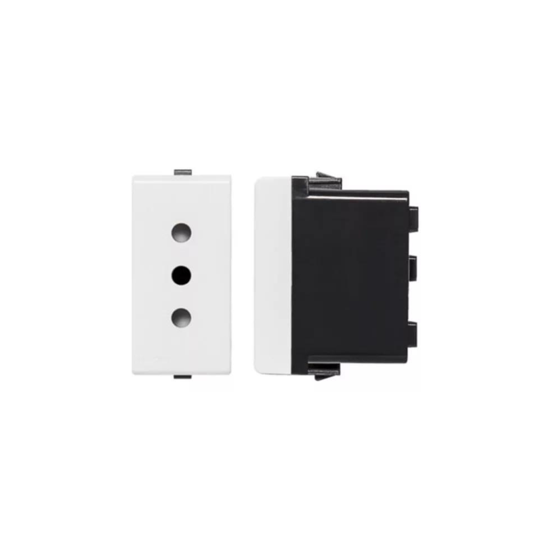 Módulo enchufe 10A 2P+T S22 blanco