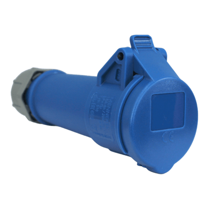 Enchufe hembra volante 2P+T 16A 230V IP44