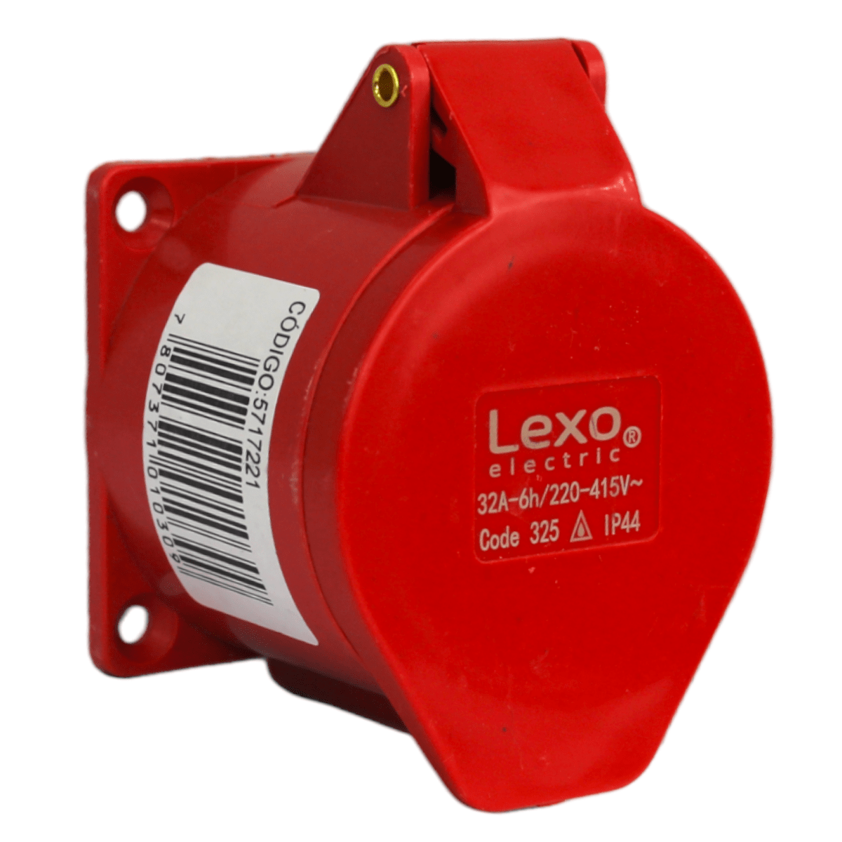 Enchufe hembra embutida 32A 3P+N+T 380V