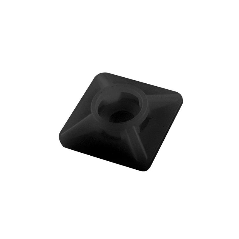 Base autoadhesiva negra 19x19mm 20 unidades