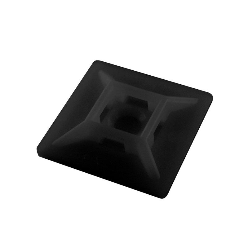 Base autoadhesiva negra 28*28mm 20 unidades