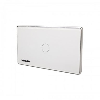 Interruptor Wifi RF Vector Design LN Touch 1 Canal Compatible Con Google Home y Alexa