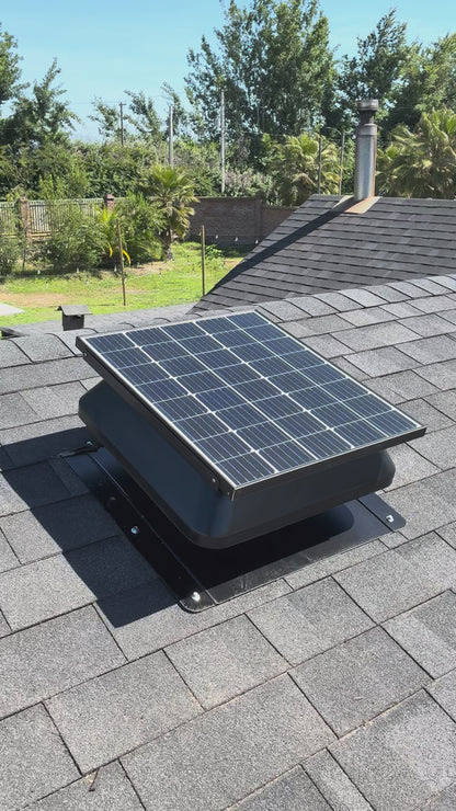 Extractor de techo con energía solar 60W