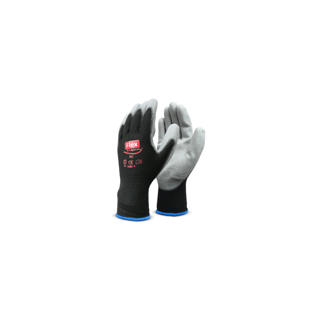 Guantes multiprotec - pu flex black legend talla 9