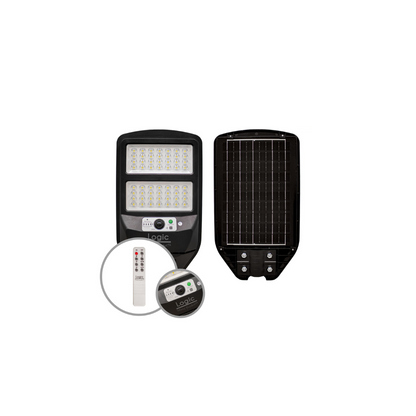 Luminaria solar con sensor S02 100w 600 lúmenes luz fría