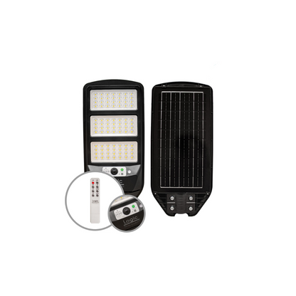 Luminaria solar con sensor S02 150w 1400 lúmenes luz fría