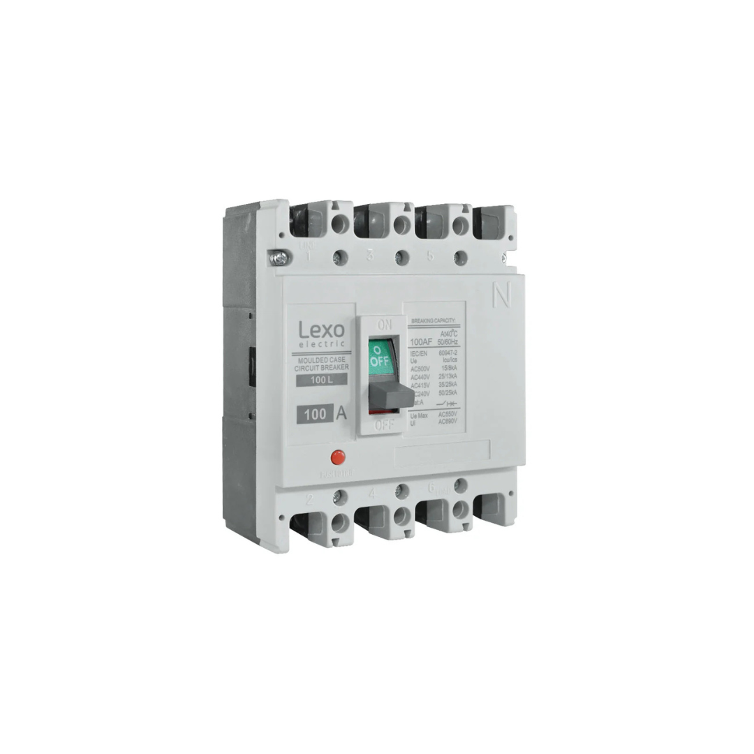 Interruptor caja moldeada fija 100L 100A 35KA 4P