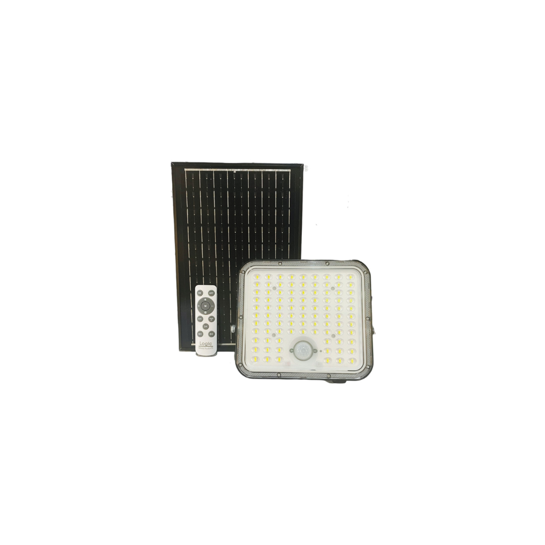 Proyector led solar con sensor PIR 100W