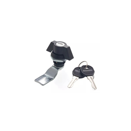 Chapa y Llave H26 para tapa Gabinetes