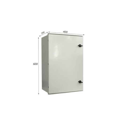 Gabinete poliéster 1 puerta 600x400x230 IK10 IP65